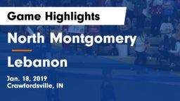 North Montgomery  vs Lebanon  Game Highlights - Jan. 18, 2019