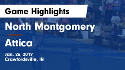 North Montgomery  vs Attica  Game Highlights - Jan. 26, 2019