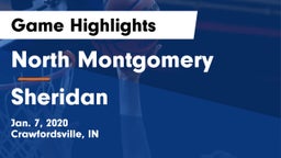 North Montgomery  vs Sheridan  Game Highlights - Jan. 7, 2020