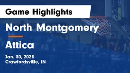 North Montgomery  vs Attica  Game Highlights - Jan. 30, 2021