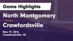 North Montgomery  vs Crawfordsville  Game Highlights - Nov 19, 2016