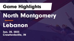 North Montgomery  vs Lebanon  Game Highlights - Jan. 20, 2023