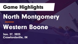 North Montgomery  vs Western Boone  Game Highlights - Jan. 27, 2023