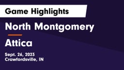 North Montgomery  vs Attica  Game Highlights - Sept. 26, 2023