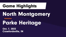 North Montgomery  vs Parke Heritage  Game Highlights - Oct. 7, 2023