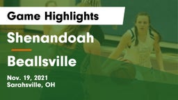Shenandoah  vs Beallsville  Game Highlights - Nov. 19, 2021