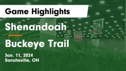 Shenandoah  vs Buckeye Trail  Game Highlights - Jan. 11, 2024