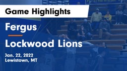 Fergus  vs Lockwood Lions Game Highlights - Jan. 22, 2022