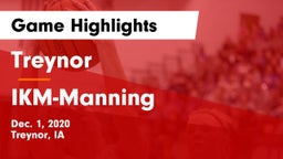 Treynor  vs IKM-Manning  Game Highlights - Dec. 1, 2020