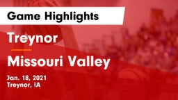 Treynor  vs Missouri Valley  Game Highlights - Jan. 18, 2021