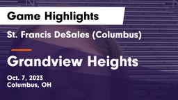 St. Francis DeSales  (Columbus) vs Grandview Heights  Game Highlights - Oct. 7, 2023