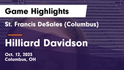 St. Francis DeSales  (Columbus) vs Hilliard Davidson  Game Highlights - Oct. 12, 2023