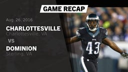 Recap: Charlottesville  vs. Dominion  2016