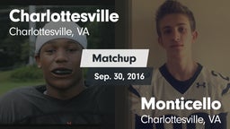 Matchup: Charlottesville vs. Monticello  2016