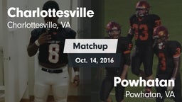 Matchup: Charlottesville vs. Powhatan  2016