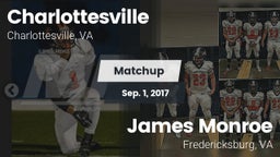 Matchup: Charlottesville vs. James Monroe  2017