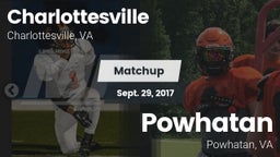 Matchup: Charlottesville vs. Powhatan  2017