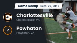 Recap: Charlottesville  vs. Powhatan  2017