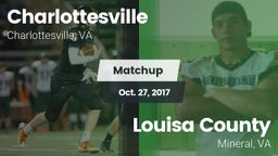 Matchup: Charlottesville vs. Louisa County  2017