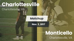 Matchup: Charlottesville vs. Monticello  2017