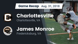 Recap: Charlottesville  vs. James Monroe  2018