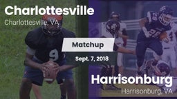 Matchup: Charlottesville vs. Harrisonburg  2018
