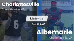 Matchup: Charlottesville vs. Albemarle  2018