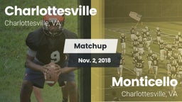 Matchup: Charlottesville vs. Monticello  2018