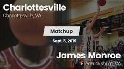 Matchup: Charlottesville vs. James Monroe  2019