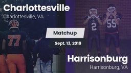 Matchup: Charlottesville vs. Harrisonburg  2019