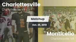 Matchup: Charlottesville vs. Monticello  2019