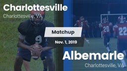 Matchup: Charlottesville vs. Albemarle  2019