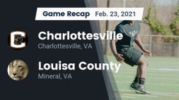 Recap: Charlottesville  vs. Louisa County  2021