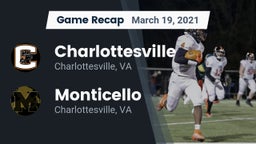 Recap: Charlottesville  vs. Monticello  2021