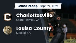 Recap: Charlottesville  vs. Louisa County  2021