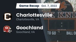 Recap: Charlottesville  vs. Goochland  2022