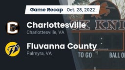 Recap: Charlottesville  vs. Fluvanna County  2022