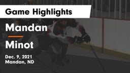 Mandan  vs Minot  Game Highlights - Dec. 9, 2021
