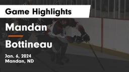 Mandan  vs Bottineau  Game Highlights - Jan. 6, 2024
