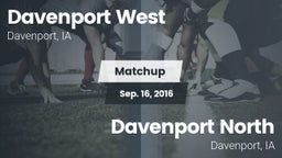 Matchup: Davenport West High vs. Davenport North  2016