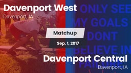 Matchup: Davenport West High vs. Davenport Central  2017