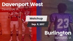Matchup: Davenport West High vs. Burlington  2017