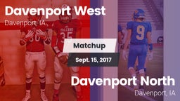Matchup: Davenport West High vs. Davenport North  2017