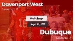 Matchup: Davenport West High vs. Dubuque  2017