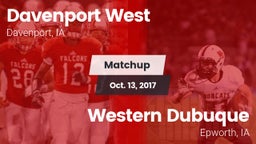 Matchup: Davenport West High vs. Western Dubuque  2017