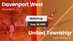 Matchup: Davenport West High vs. United Township 2018