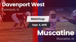 Matchup: Davenport West High vs. Muscatine  2018