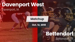Matchup: Davenport West High vs. Bettendorf  2018