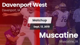 Matchup: Davenport West High vs. Muscatine  2019