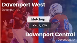 Matchup: Davenport West High vs. Davenport Central  2019